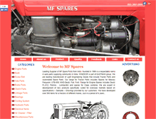 Tablet Screenshot of mfspares.com